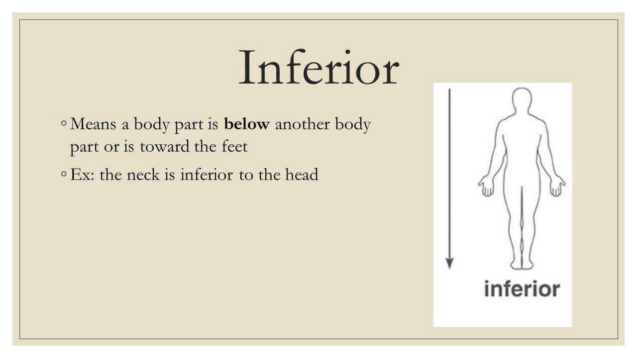 What does inferior sale mean